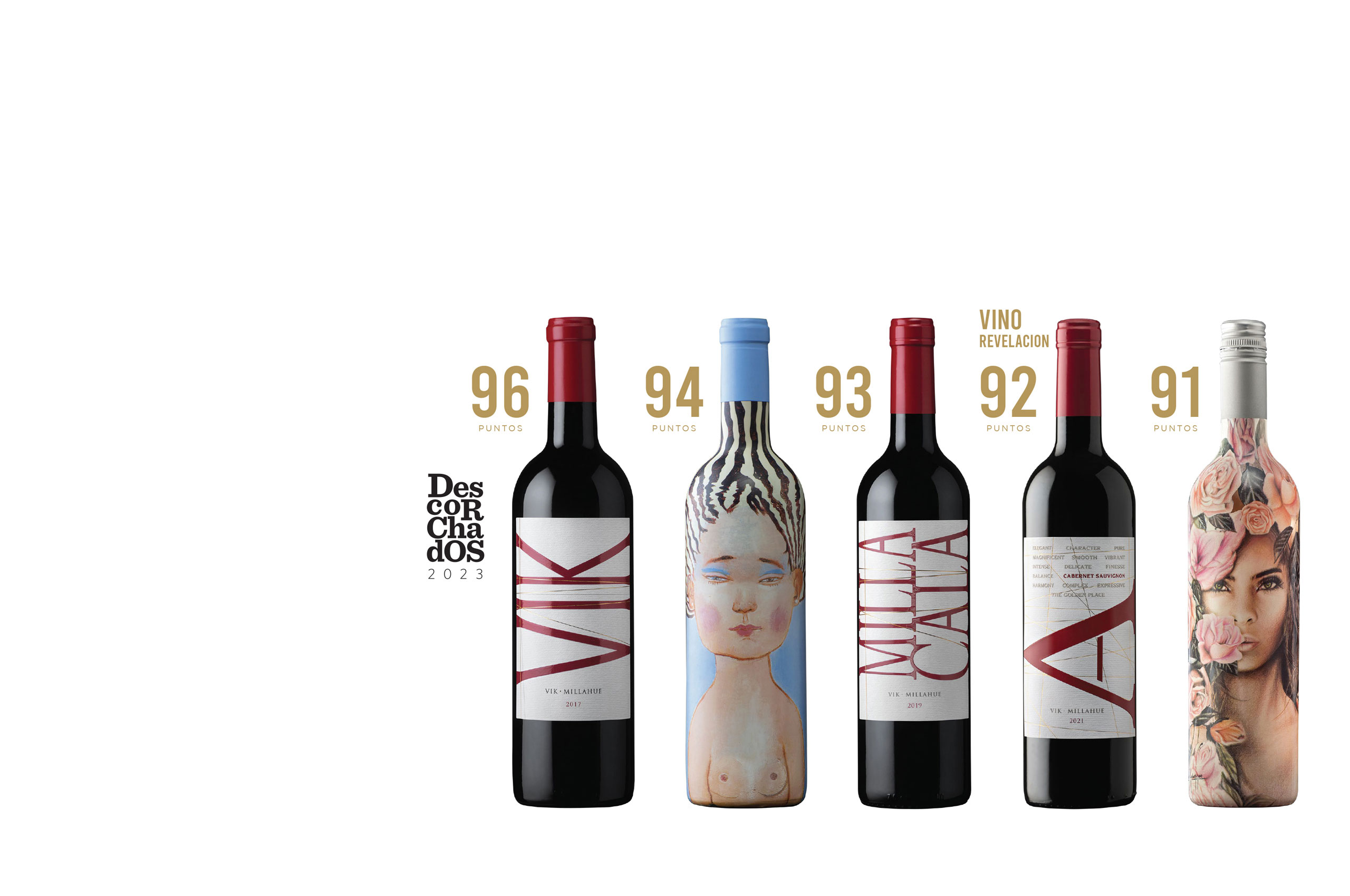 VIK 2017 es reconocido con 96 puntos en la guía de vinos Descorchados 2023